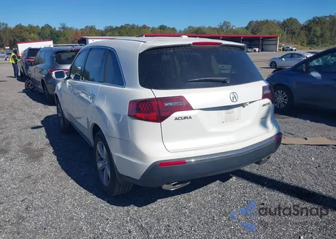 2012 Acura Mdx Technology Package z USA, uszkodzony, nr VIN 2HNYD2H44CH547308